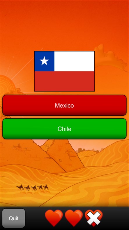 #7. World Geography Trivia Quiz (Windows) By: Supergonk Ltd.