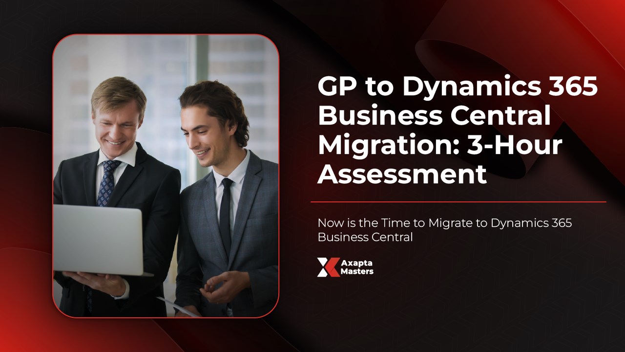Snapshot 1 of Dynamics GP to Dynamics 365 Business Central Migration: 3-Hour Assessment