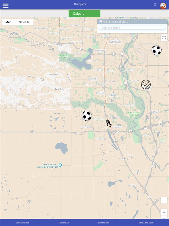 #1. Djamga: Find Pick Up Games Nearby - Soccer Basketball and more (Windows) By: Djamgatech Corp