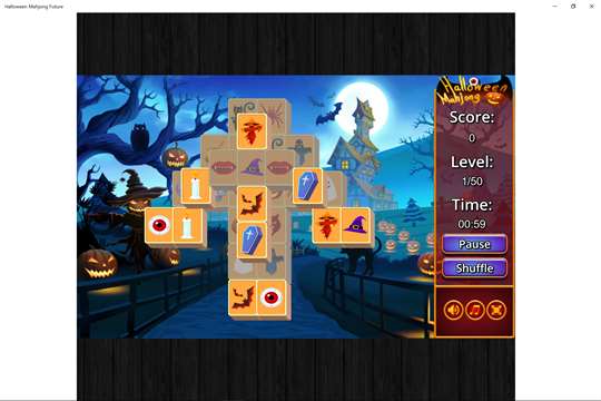 Halloween Mahjong Future screenshot 2