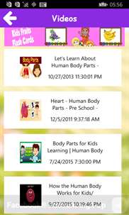 Human body parts for kids and babies screenshot 6