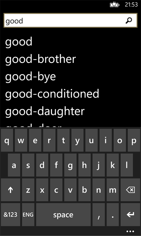 Dictionary en-ru Screenshots 1