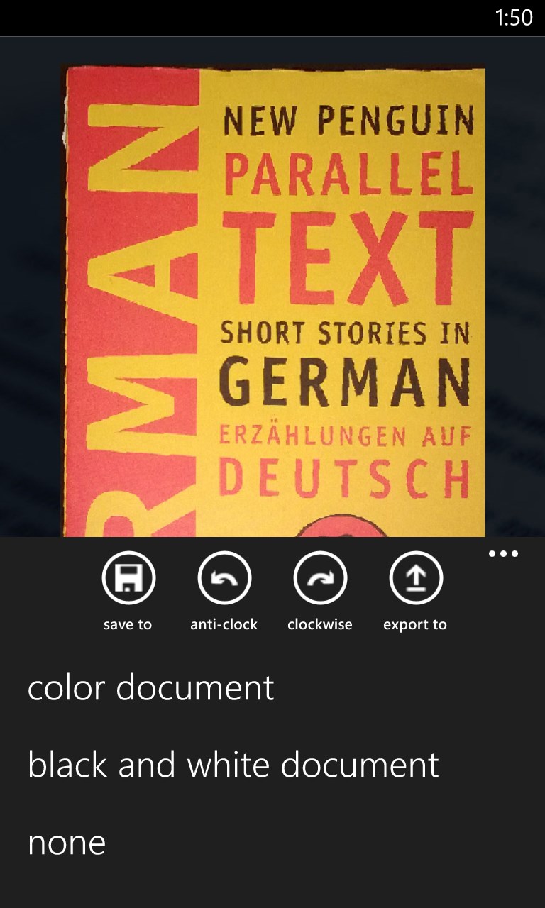 Genius Scan for Windows 10 Mobile