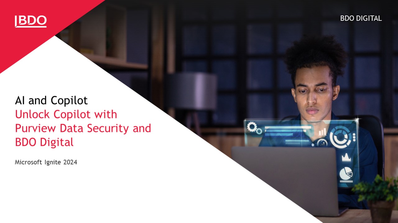 Snapshot 1 of AI & Microsoft Copilot Data Security QuickStart: Implementation