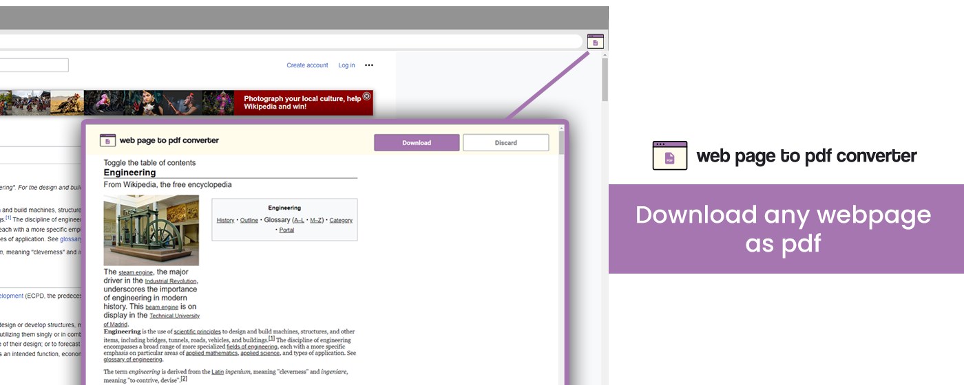Webpage to PDF Converter