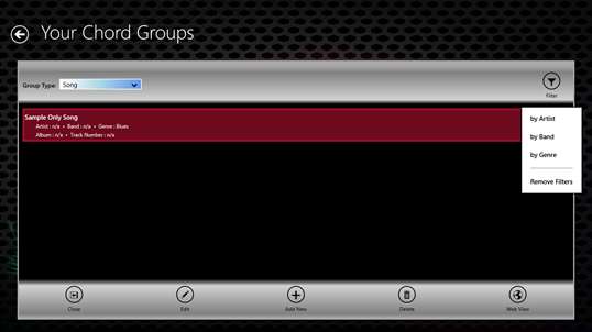 Guitar Chord Groups screenshot 5