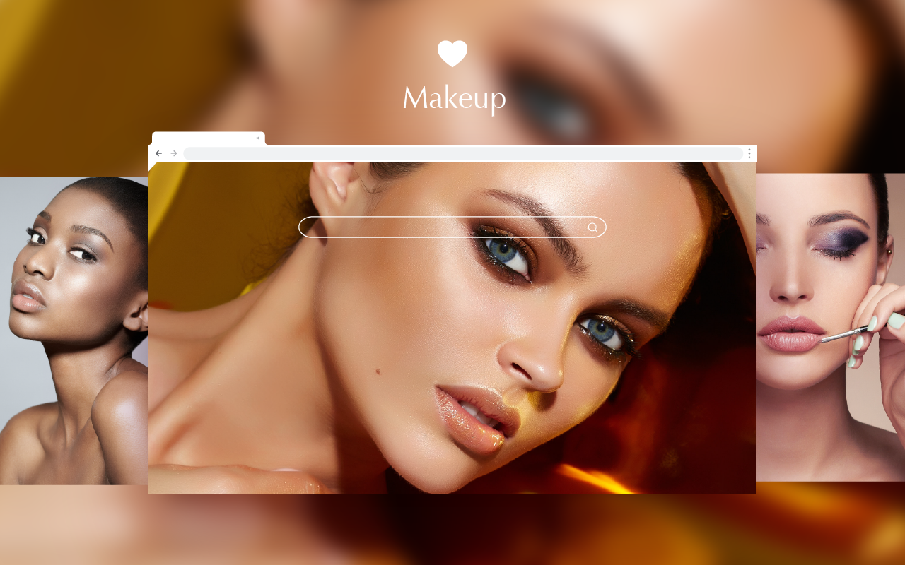 Makeup HD Wallpaper New Tab Theme