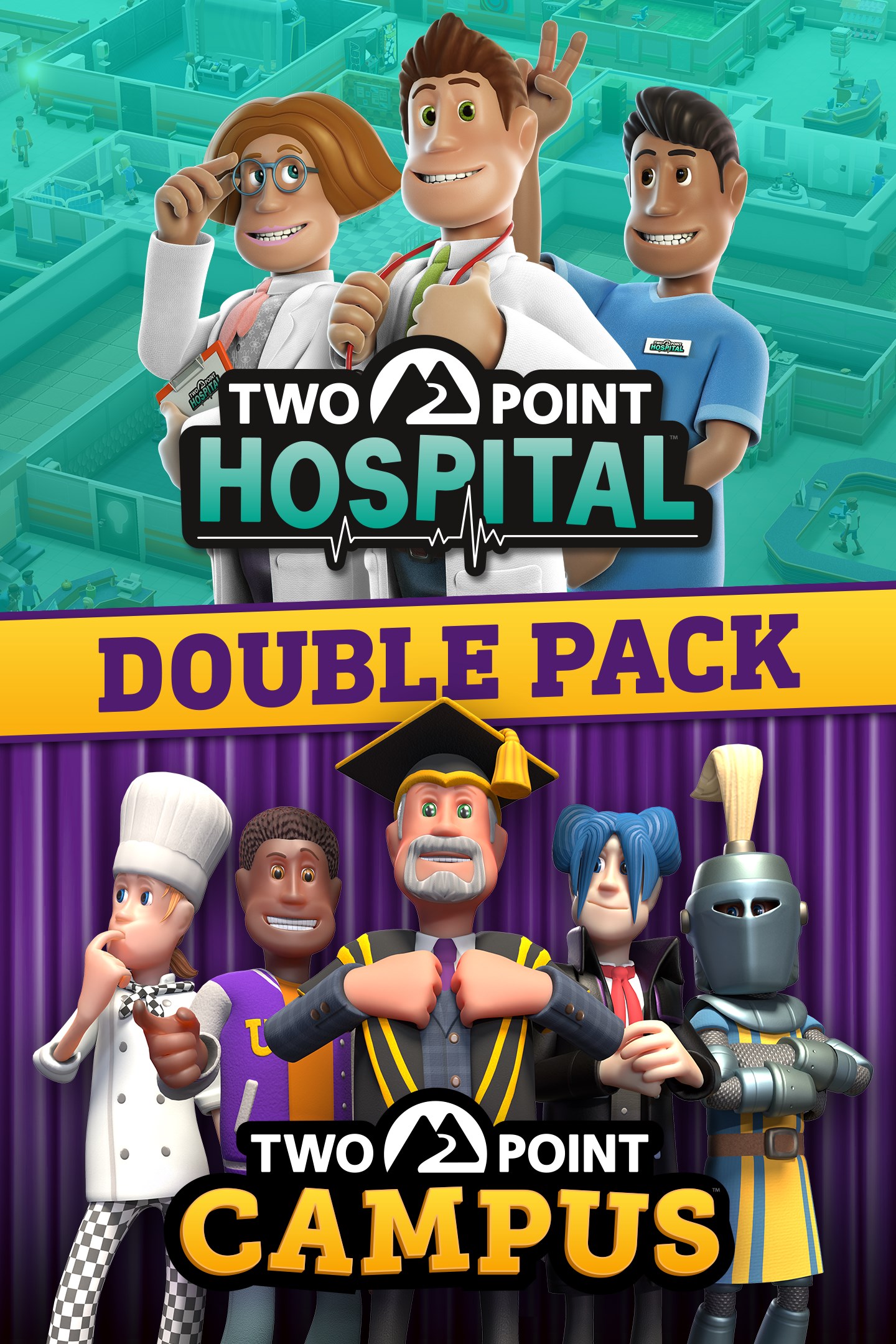 Two Point Hospital and Two Point Campus Double Pack image