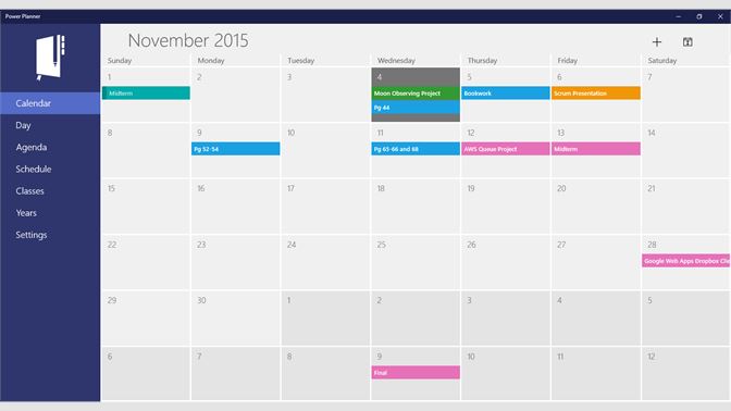 desktop calendar planner for mac