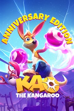 Cover poster for Kao the Kangaroo: Anniversary Edition