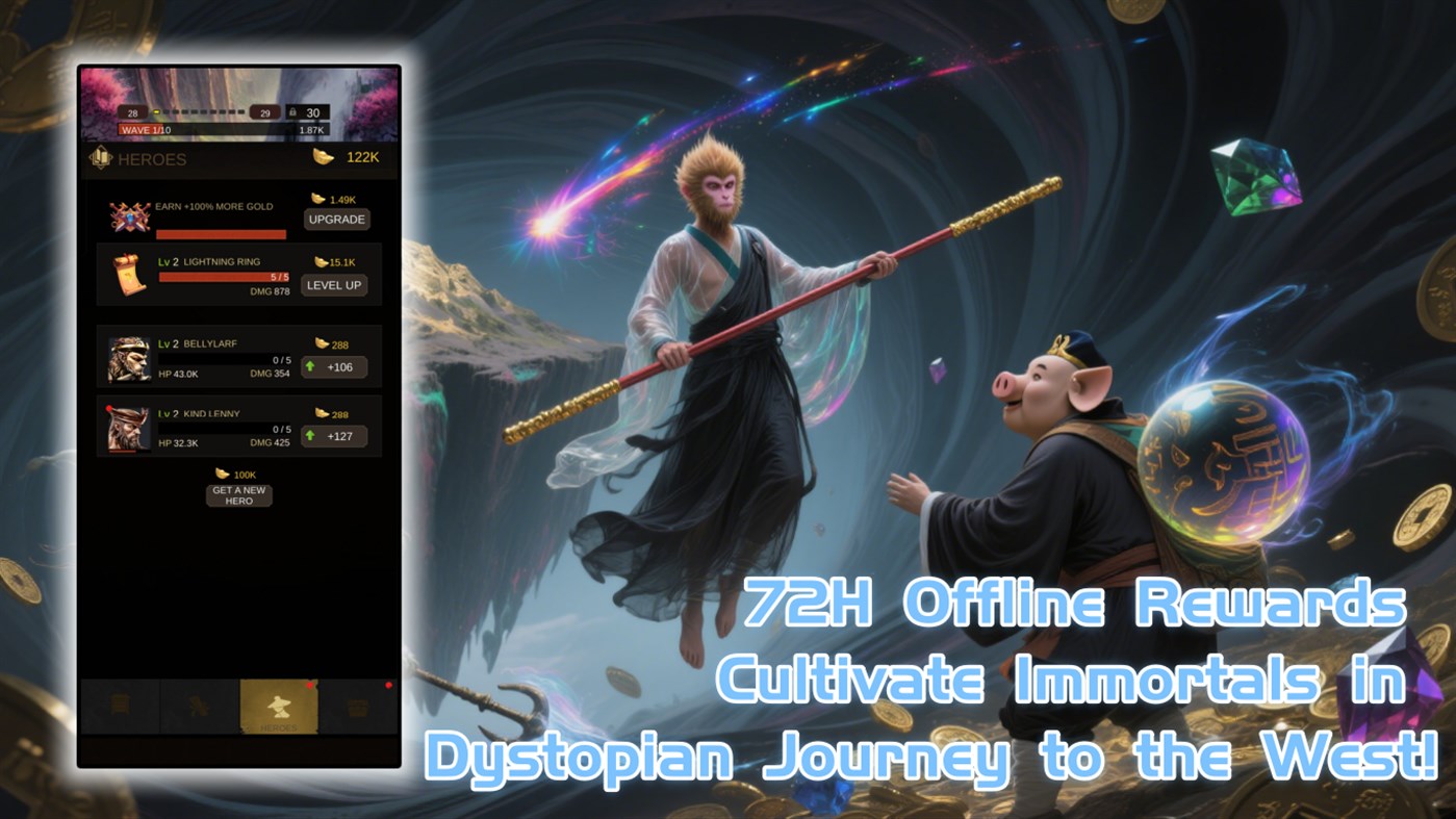 #4. Journey to the West: Demon Crusade (Windows) Podle: BigFishCube