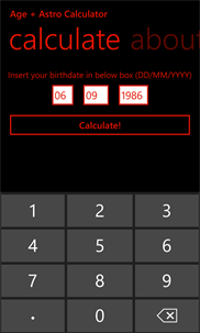 Age Calculator (With Zodiac signs) screenshot 4