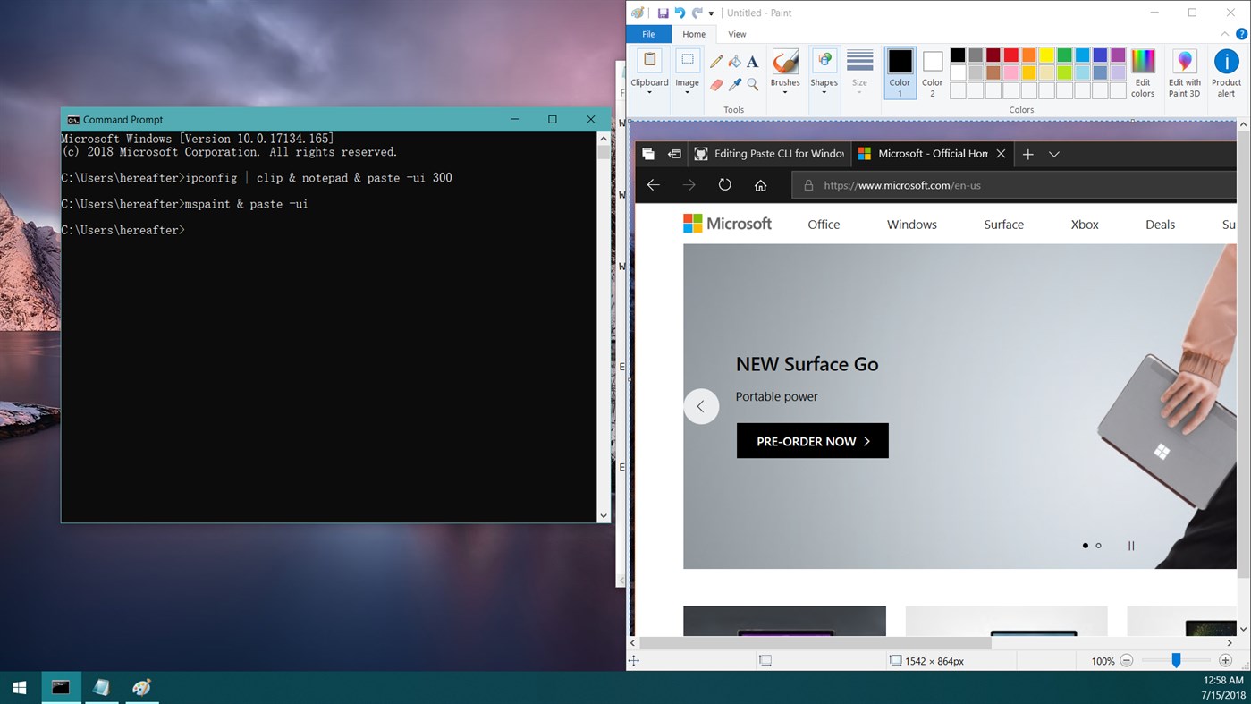 #5. Paste CLI for Windows (Windows) Göre: Hereafter2