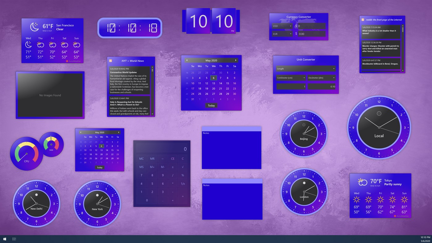 #3. Royal Skin for Widget Launcher (Windows) De: Chan Software Solutions