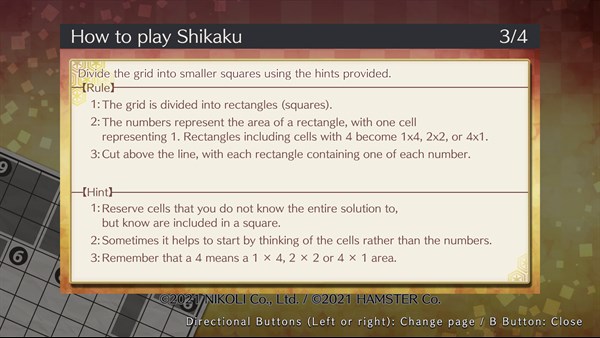Puzzle by Nikoli W Shikaku — 4