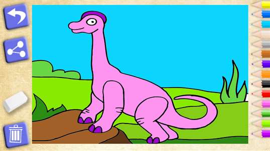 Dinosaurs coloring. Learning games for kid screenshot 3