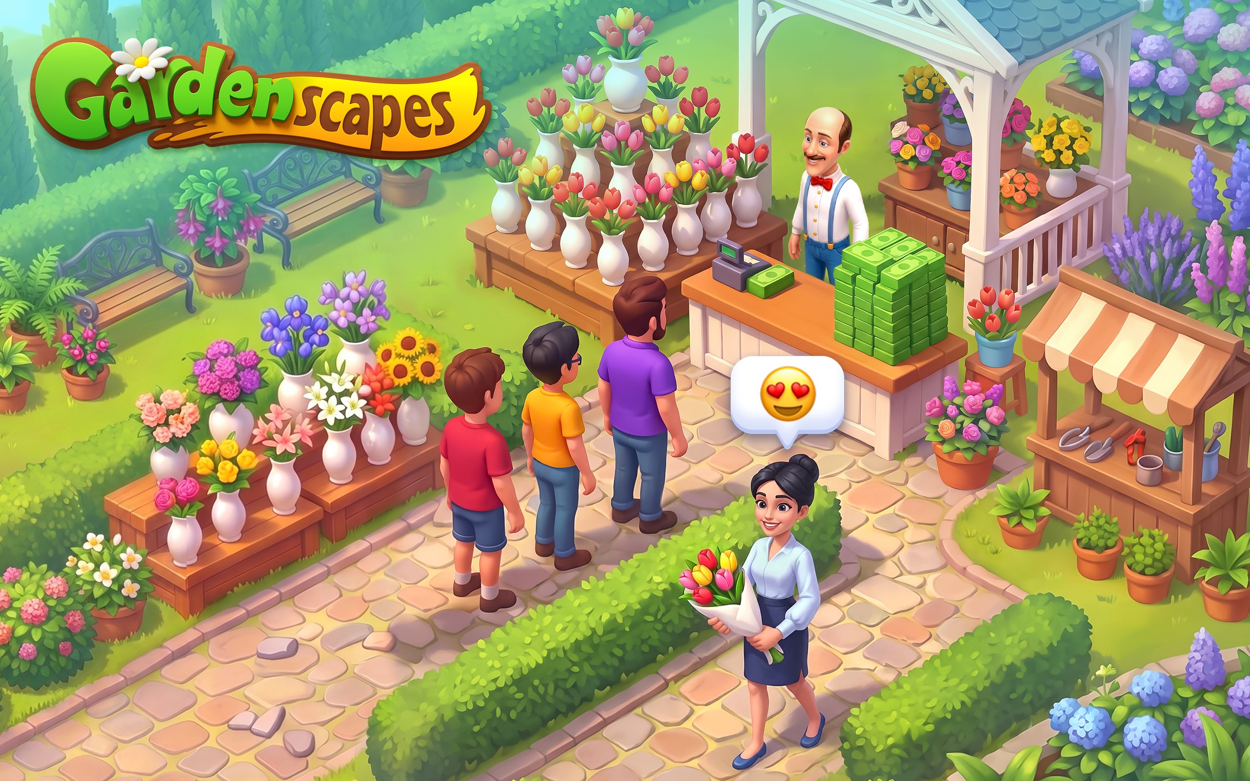 Gardenscapes screenshot