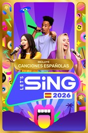 Let's Sing 2026 con éxitos de España - Gold Edition