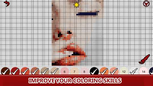 Fashion Color by Number: Pixel Art, Sandbox Coloring screenshot 2