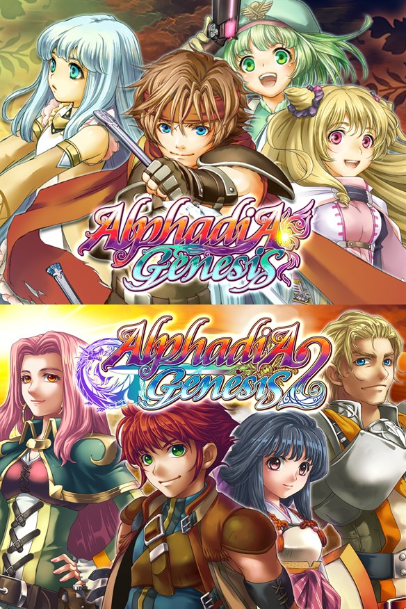 Alphadia Genesis 1 & 2 Xbox Series X|S and Xbox One cover art