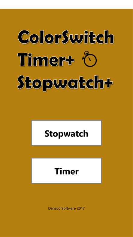 #1. ColorSwitch Timer+ Stopwatch+ (Windows) Bởi: Danaco