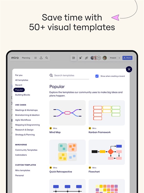 #3. Miro: your visual workspace (Windows) By: Miro