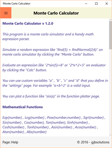 Monte Carlo Calculator screenshot 5
