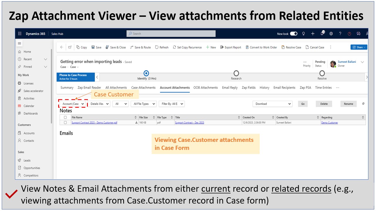 Snapshot 5 of Zap Attachment Viewer - with drag-and-drop
