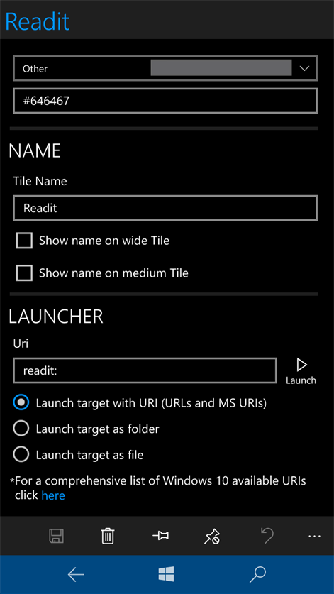 Capture d’écran : Tile Detail 2
