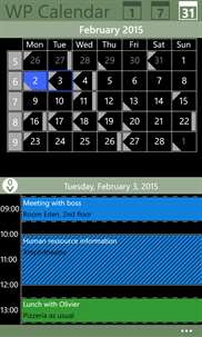WP Calendar screenshot 4