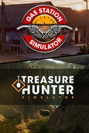 Simulatorpaket: Gas Station Simulator och Treasure Hunter Simulator