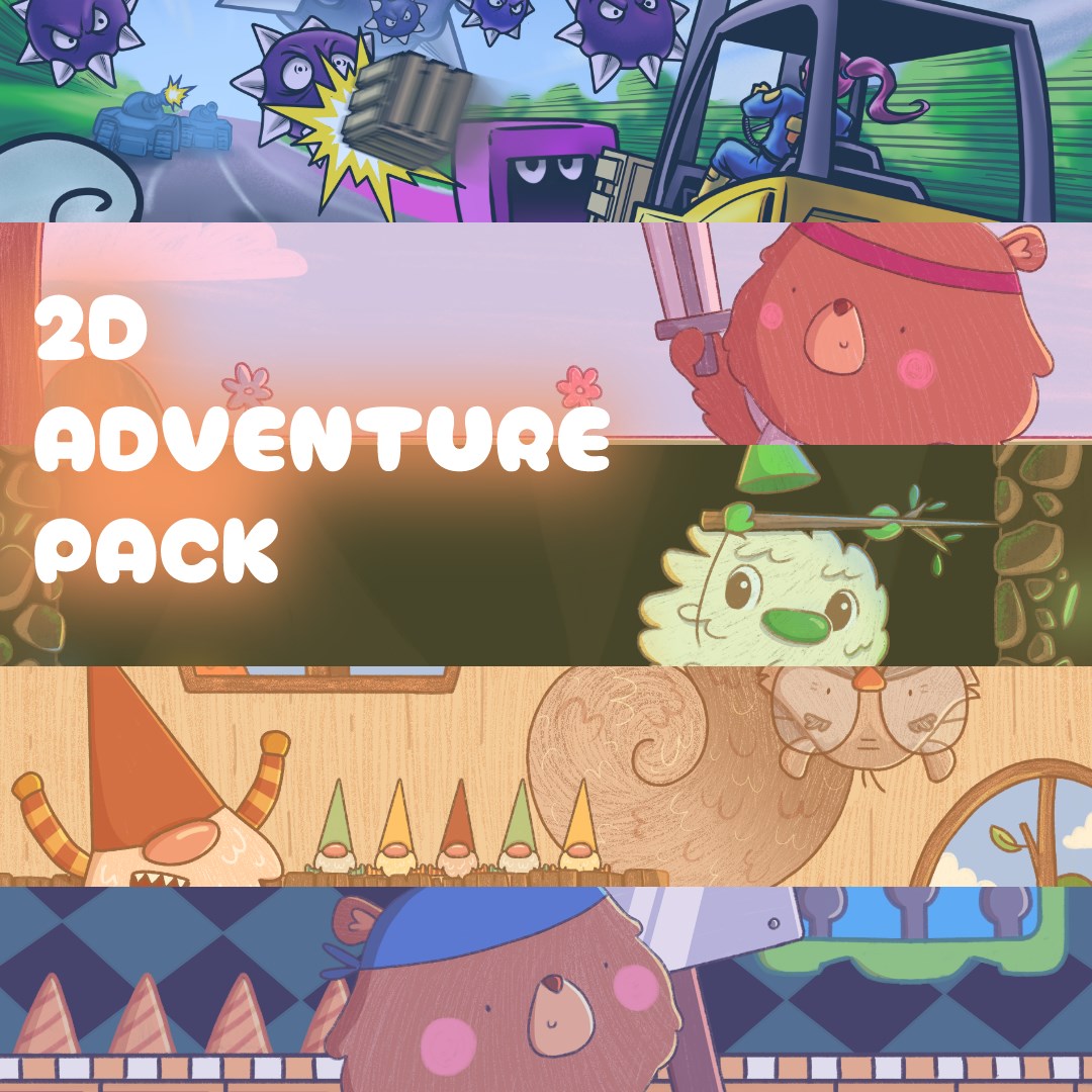 2D Adventures Pack - 15 in 1 - Sweet Bread Games