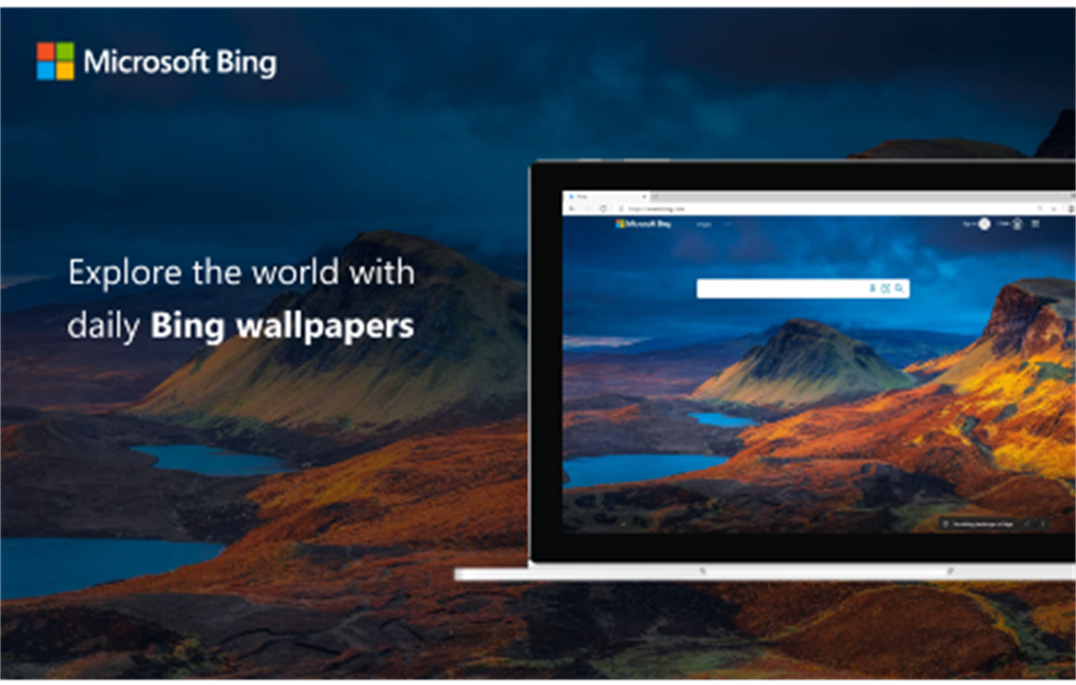 Microsoft Bing Homepage and Search Engine