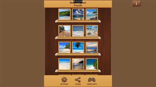 Beach Jigsaw Puzzle screenshot 1