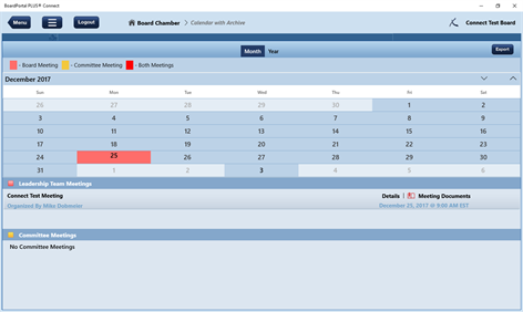 BoardPortal PLUS® Connect Screenshots 2