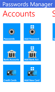 Passwords Manager screenshot 1