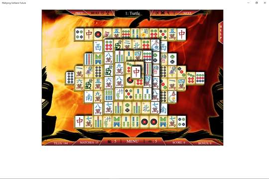 Mahjong Solitaire Future screenshot 2
