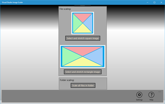 Visual Studio Image Scaler screenshot 1