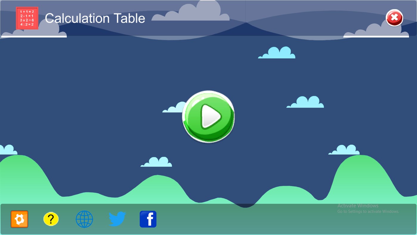 #1. Calculation Table (Windows) 由: Comedac