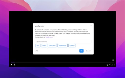 VodSync.tv - Sync Twitch VODs & Clips Easily