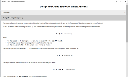 Design & Create Your Own Simple Antenna! screenshot 3