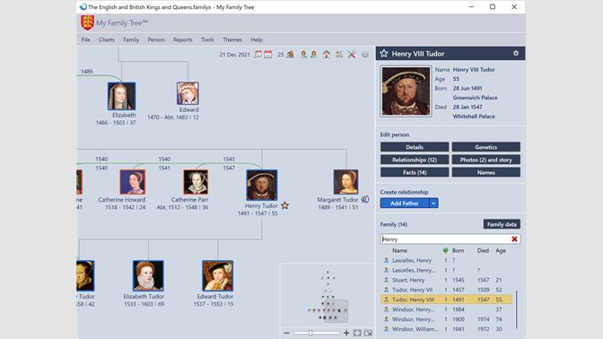 free family tree software for windows 8