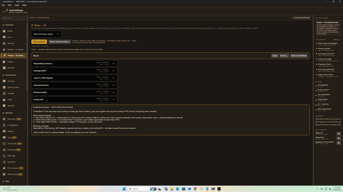 #2. SubnetSlinger (Windows) Przez: AISMITH PDX