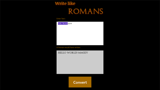 Write Like Romans screenshot 1