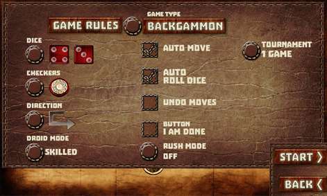 Backgammon 16 games Screenshots 2