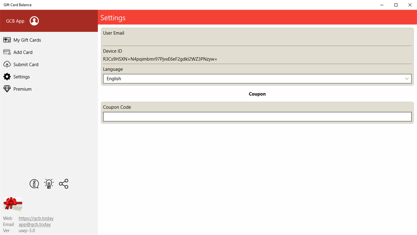 #9. Gift Card Balance (Windows) De: Aifen App