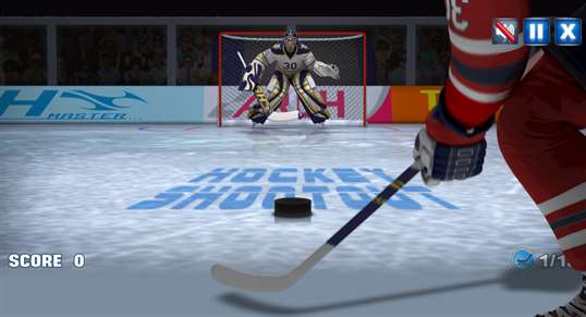 Ice Hockey shooting screenshot 3