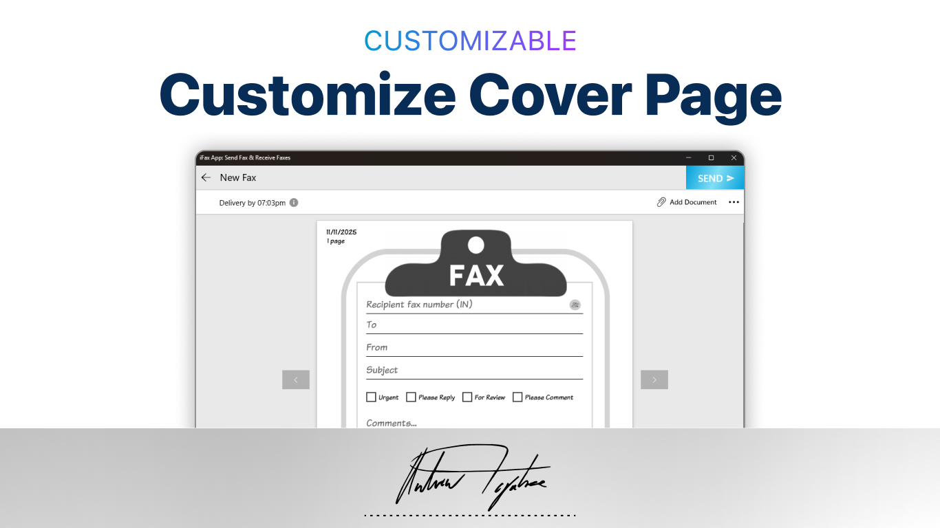 iFax App: Send Fax & Receive Faxes screenshot