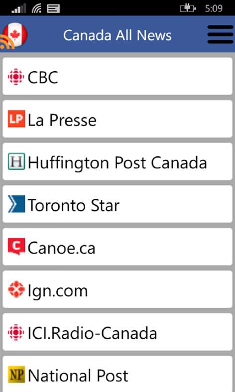 Canada Newspapers Screenshots 1