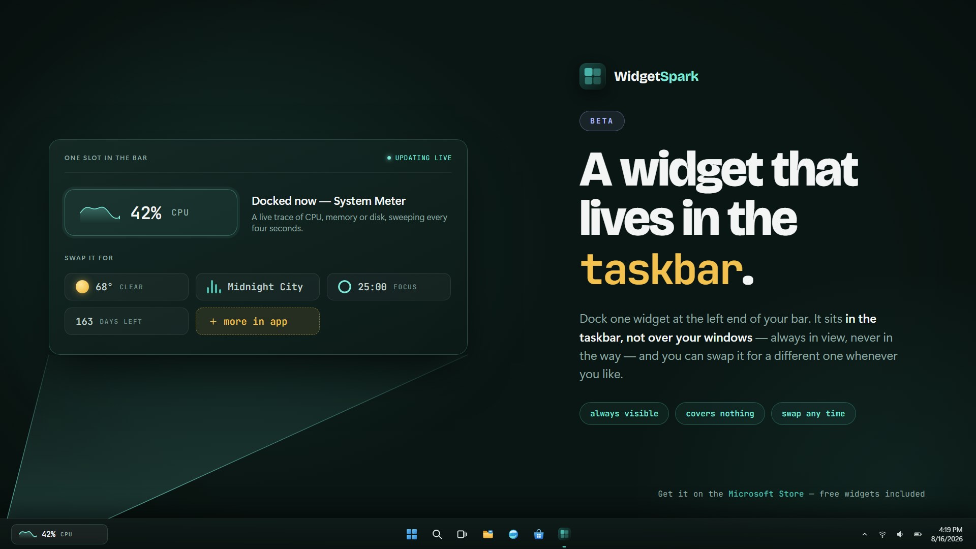 WidgetSpark - Desktop Widgets, Clocks & Live Wallpapers screenshot